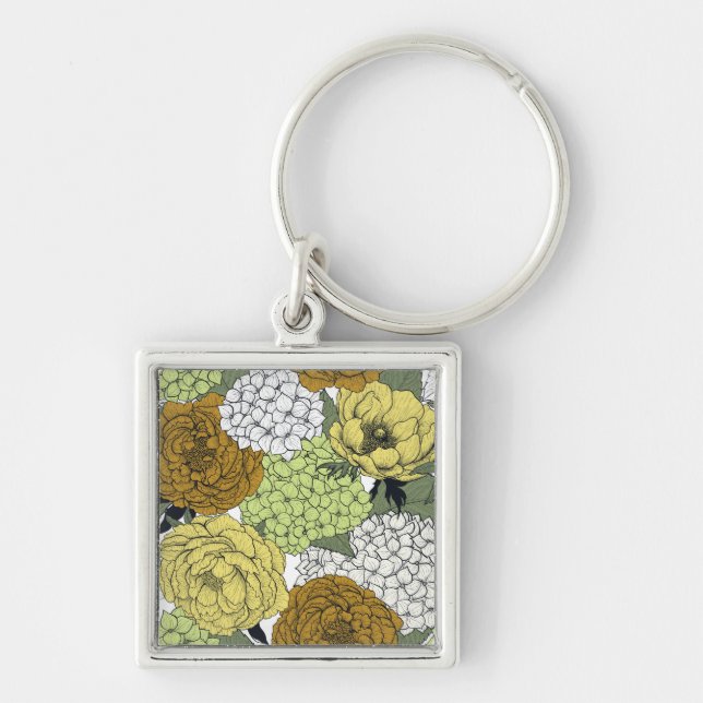 Late spring garden 2 key ring (Front)