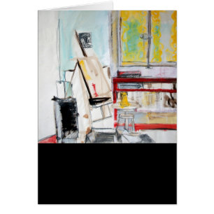 L'Atelier de l'Apprenti Peintre 1982 Card