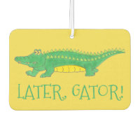 Later Gator Green Yellow Alligator Croc Crocodile