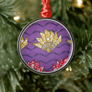 Latest Africa Wavy Traditional Fashion Pattern Art Metal Tree Decoration