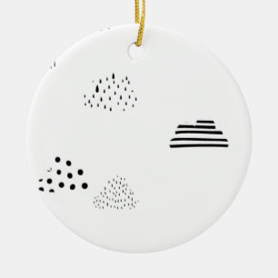 Latest Custom TextLogo Ceramic Ornament