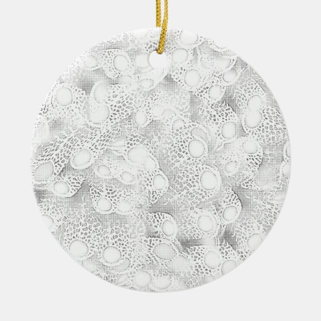 Latest Custom TextLogo Ceramic Ornament (Front)