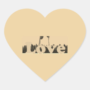 Latest Cute Nice & Lovely all with compassion Heart Sticker