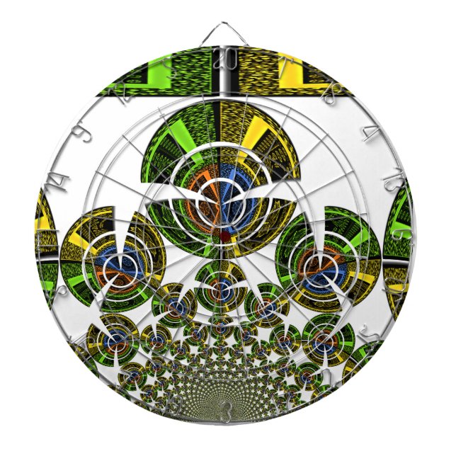 Latest edgy African Maasai Tribal culture pattern  Dartboard (Front)