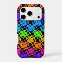 Latest Edgy Colourful Chequered Rainbow Pattern