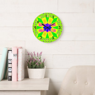 Latest Hakuna Matata Beautiful Amazing Design Colo Large Clock