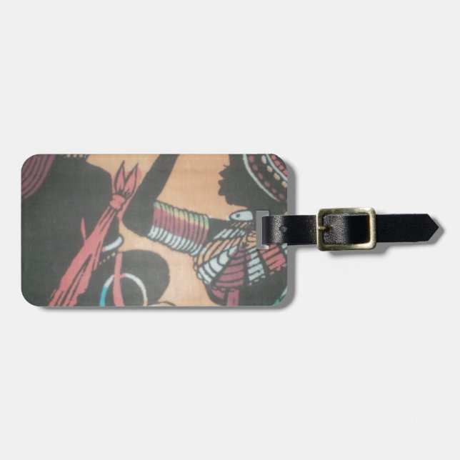 Latest Kenya Maasai Hakuna Matata Luggage Tag (Front Horizontal)