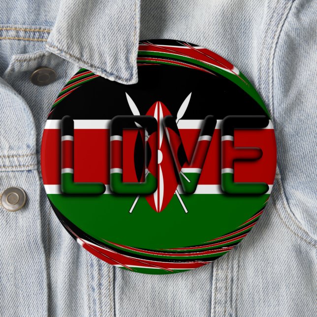 Latest Kenya Pinback Button (In Situ)