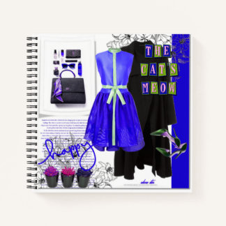 Latest Styles Fashion Set Clothing Art Blank Notebook