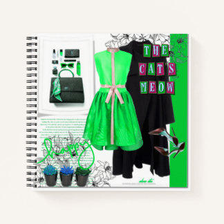 Latest Styles Fashion Set Clothing Art Blank Notebook