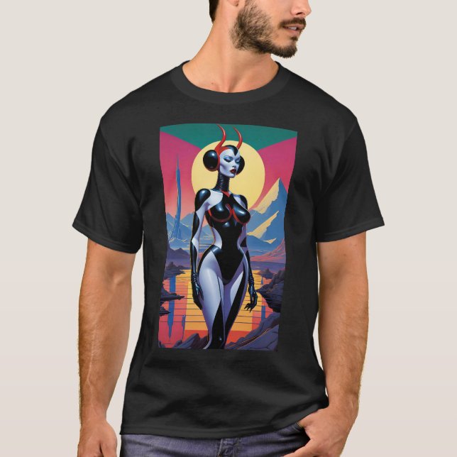 Latex Devil Girls from Mars T-Shirt (Front)