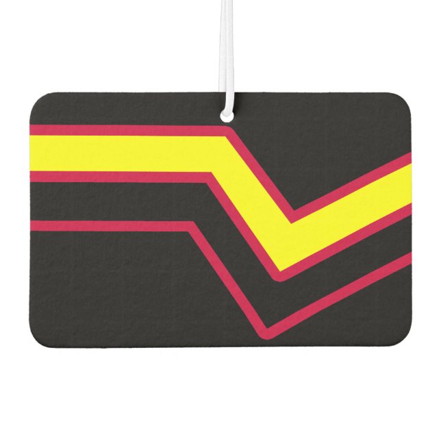 Latex Pride Car Air Freshener (Front)
