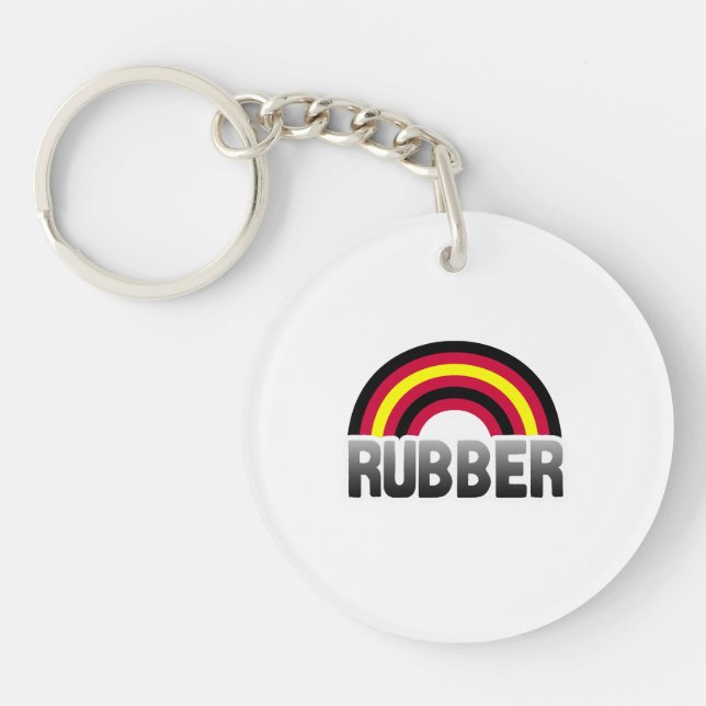Latex Pride Key Ring (Front)