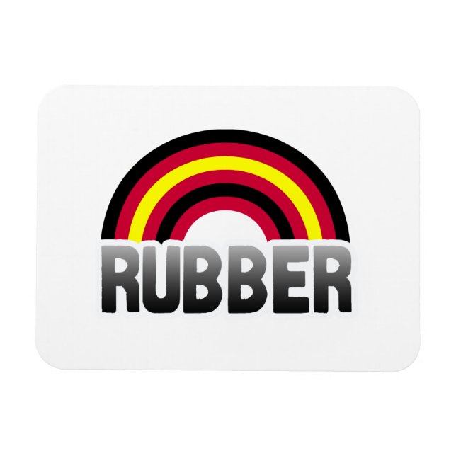 Latex Pride Magnet (Horizontal)