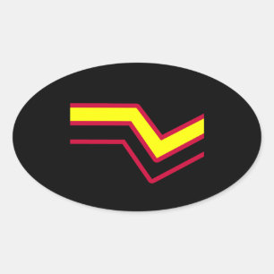 Latex Pride Oval Sticker