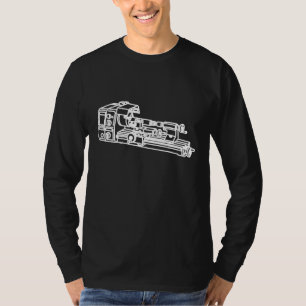Lathe Mechanic Turner Lathe Operator Precision Mec T-Shirt