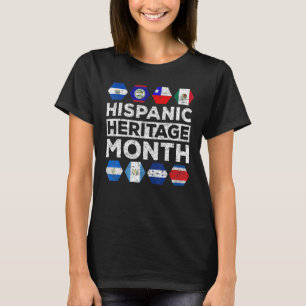 Latin American Culture Latino Pride Hispanic Herit T-Shirt