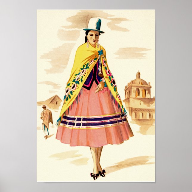 Latin American Woman Poster (Front)