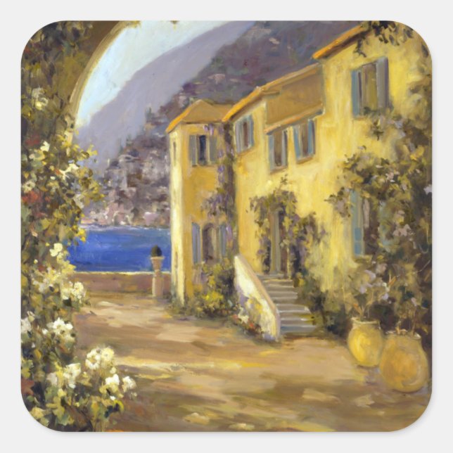 Latin Calm I Square Sticker (Front)