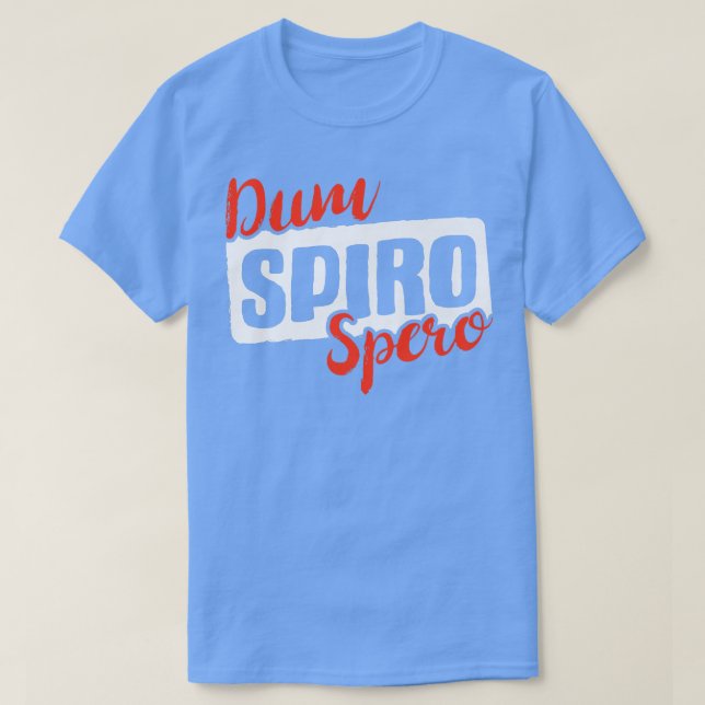 Latin Phrase Dum Spiro Spero Language Education Mo T-Shirt (Design Front)