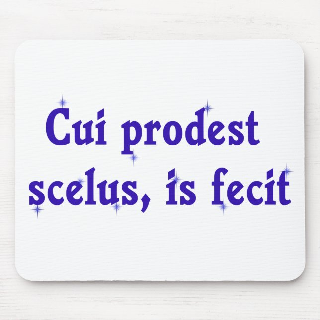 Latin Phrase on Lawyer Mousepad (Front)