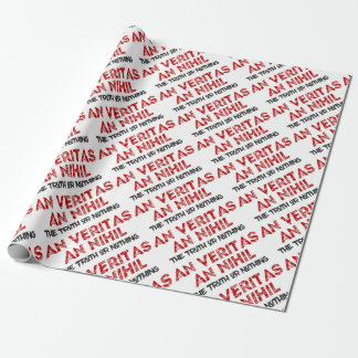 Latin Truth Quote Wrapping Paper