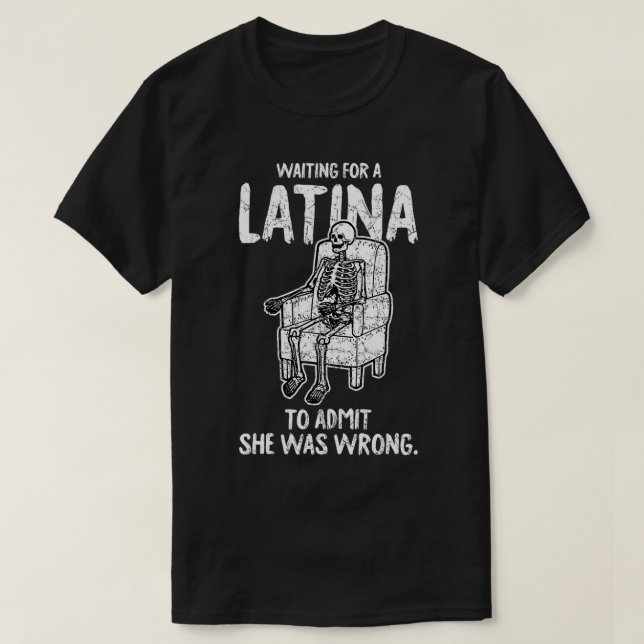Latina Mom Funny Wife Spanish Proud Hispanic Women T-Shirt (Design Front)