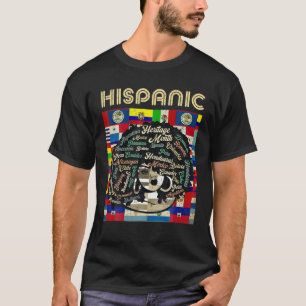 Latina Woman Art Hispanic Heritage Month Latin Cou T-Shirt