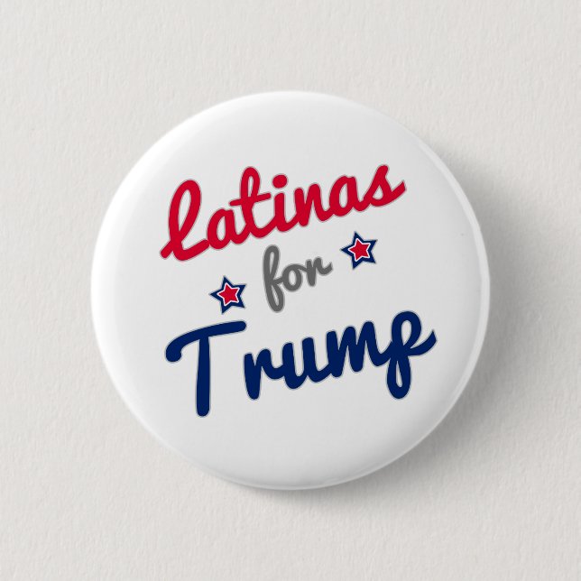 Latinas for Trump 2016 6 Cm Round Badge (Front)