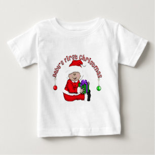 Latino Elf Baby 1st Christmas T-Shirt