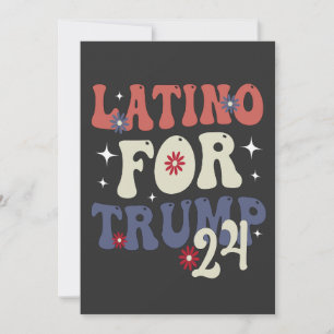 Latino For Trump 2024 Cinco De Mayo Mexican Gift Holiday Card