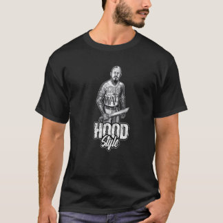 Latino Gangster Street Hood Style   T-Shirt