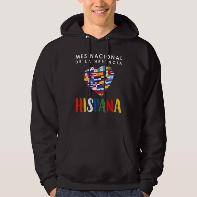 Latino Pride Hispanic Heritage Month Hoodie (Front)