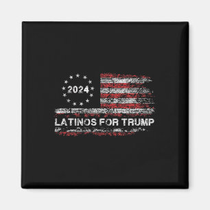 Latinos For Trump - President Election Trump Vance Magnet