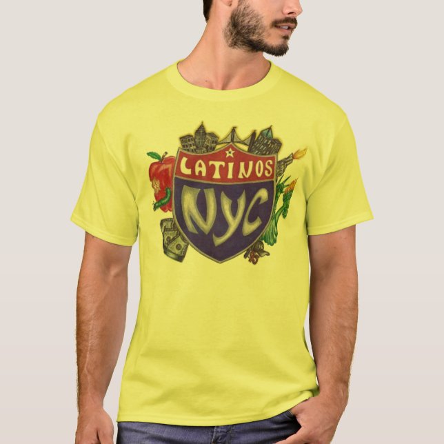 Latinos NYC T-Shirt (Front)