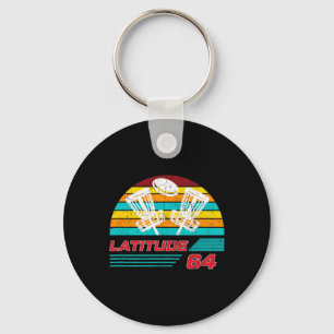 Latitude 64 Disc Golf Retro Vintage Men Women _1 Key Ring