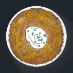 Latke Potato Pancakes Jewish Cuisine Foodie Paperweight<br><div class="desc">Design features an original marker illustration of a delicious latke potato pancake topped with sour cream, a staple in Jewish holiday cuisine. Ideal for Hanukkah celebrations! This Chanukah latkes design is also available on other products. Lots of additional foodie designs are also available from this shop! Don't see what you're...</div>
