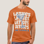 Latkes and Vodka Hanukkah Party T-Shirt<br><div class="desc">Latkes and Vodka Hanukkah Party .Awesome Great Funny Souvenir Present Matching Family Clothing Couple Outfit Apparel for mum,  dad,  brother,  sister,  wife,  husband,  son,  daughter,  pops,  mama,  papa,  grandpa,  grandma aunt uncle his hers him ladies.</div>