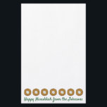 Latkes Happy Hanukkah Chanukah Jewish Holidays Stationery<br><div class="desc">Stationery features an original marker illustration of delicious latke potato pancakes topped with sour cream. Perfect for mailing the annual Hanukkah letter!

This Chanukah illustration is also available on other products. Don't see what you're looking for? Need help with customisation? Contact Rebecca to have something designed just for you.</div>