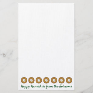 Latkes Happy Hanukkah Chanukah Jewish Holidays Stationery