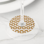 Latkes Happy Hanukkah Chanukah Jewish Holidays Wine Glass Tag<br><div class="desc">Design features an original marker illustration of a delicious latke potato pancake topped with sour cream, a staple in Jewish holiday cuisine. Ideal for Hanukkah celebrations! This Chanukah latkes design is also available on other products. Lots of additional foodie designs are also available from this shop! Don't see what you're...</div>