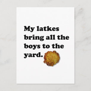 Latkes Postcard