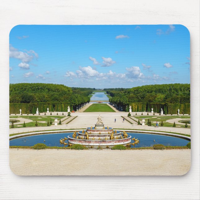 Latona Fountain and Grande Perspective, Versailles Mouse Pad (Front)