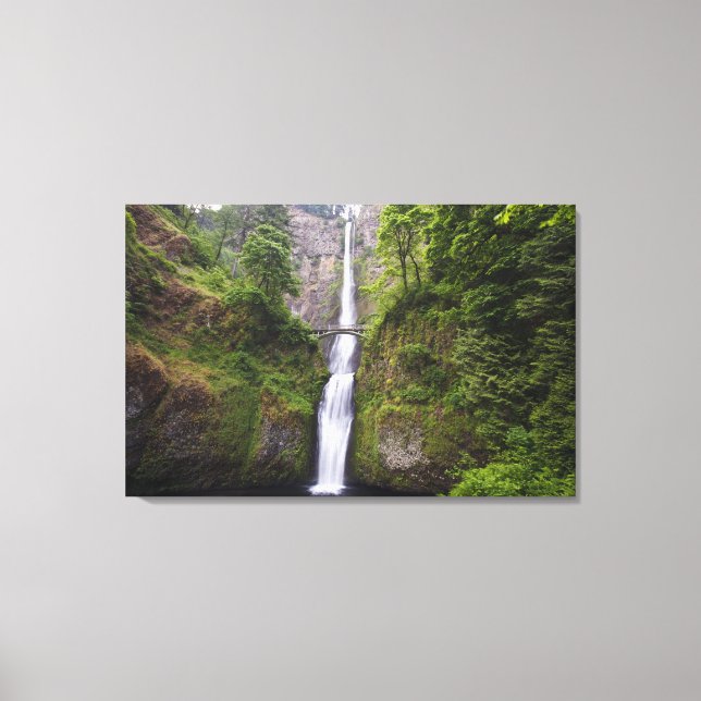 Latourell Falls & Bridge Columbia River Gorge Canvas Print (Front)