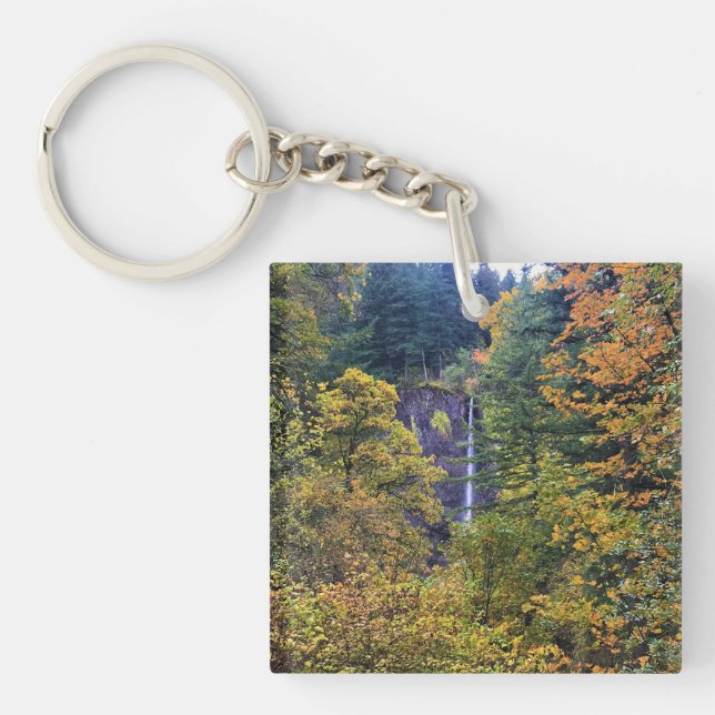 Latourell Falls, Columbia River Gorge, Oregon Key Ring (Front)