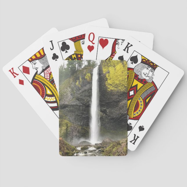 Latourell Falls, OR Playing Cards (Back)