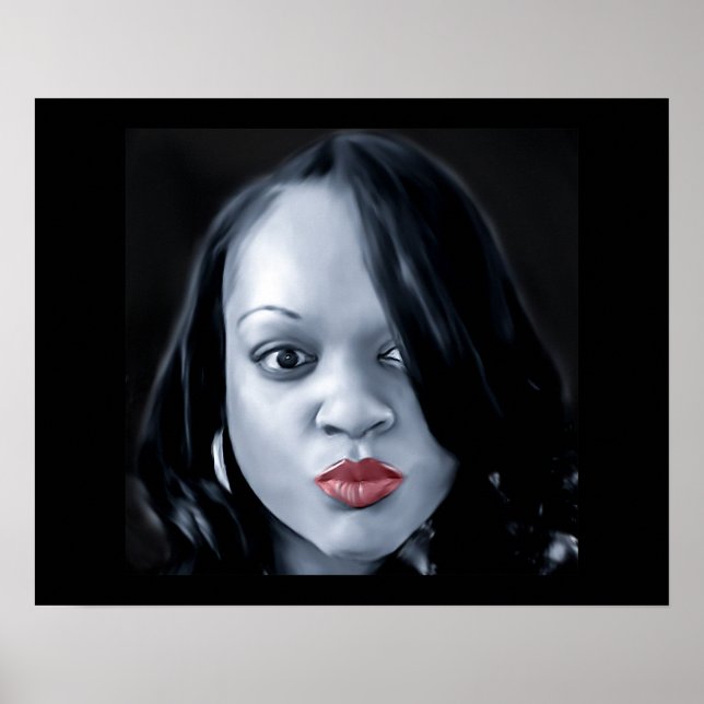Latoya Black/White Poster (Front)