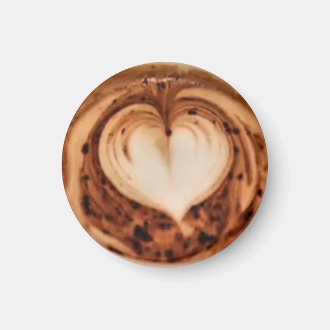 Latte Art #3 Magnet (Front)