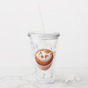 Latte Art Acrylic Tumbler