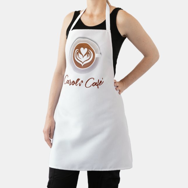 Latte Coffee Cafe Apron (Insitu)